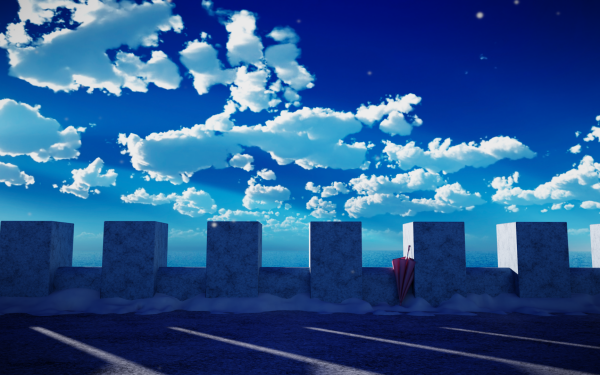 Anime Nagi no Asukara Sky Umbrella HD Wallpaper | Background Image