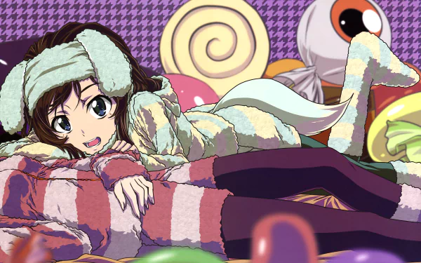 Neko Musume Mana Inuyama Anime GeGeGe no Kitaro HD Desktop Wallpaper | Background Image