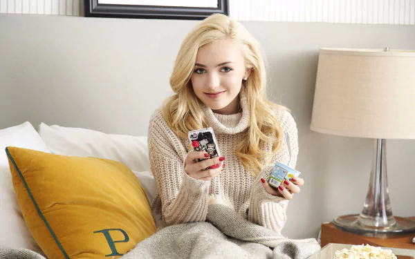 American blonde smartphone actress Celebrity Peyton List HD Desktop Wallpaper | Background Image
