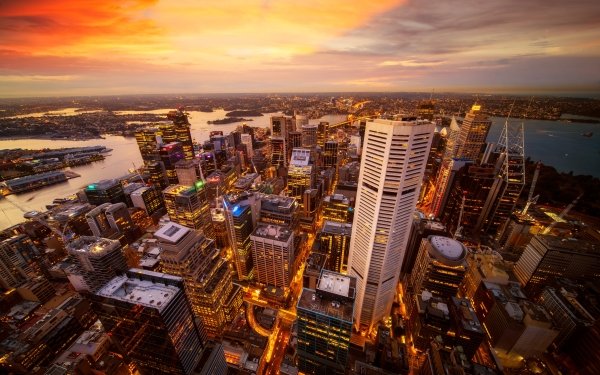 Man Made Sydney Cities Australia Building Skyscraper Cityscape HD Wallpaper | Background Image