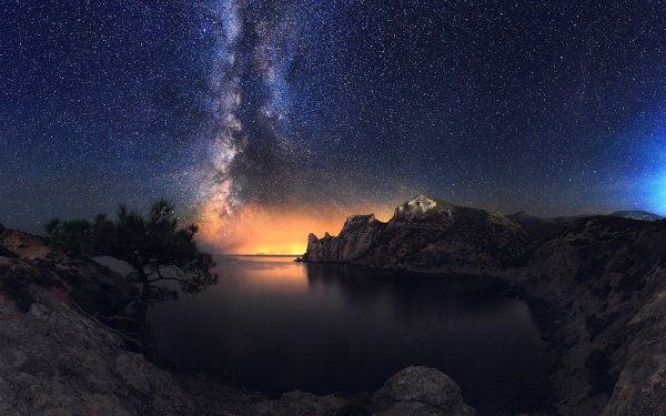 Nature Night Sky Starry Sky Stars Milky Way HD Wallpaper | Background Image