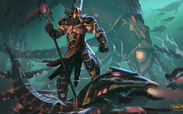 Poseidon (Smite) video game Smite HD Desktop Wallpaper | Background Image