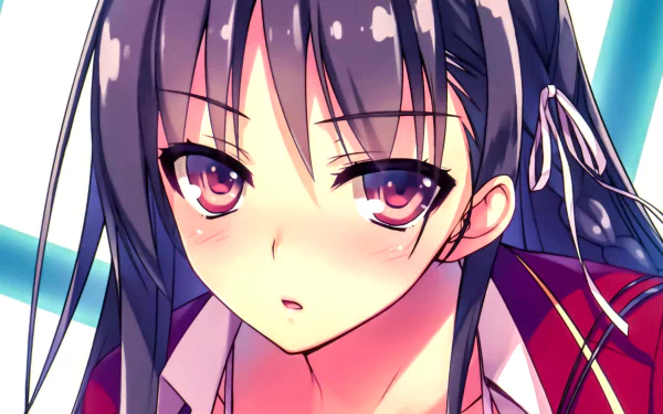 Suzune Horikita Anime Classroom of the Elite HD Desktop Wallpaper | Background Image