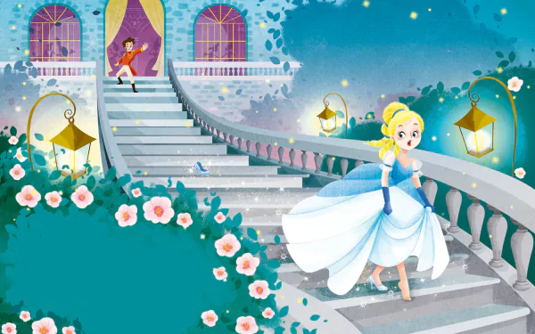 Prince Charming blonde Cinderella movie Cinderella (1950) HD Desktop Wallpaper | Background Image