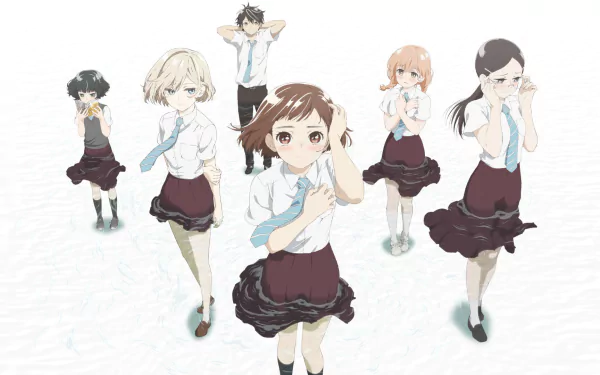 Rika Sonezaki Momoko Sudō Kazusa Onodera Hitoha Hongō Izumi Norimoto Niina Sugawara Anime Maidens of the Savage Season HD Desktop Wallpaper | Background Image