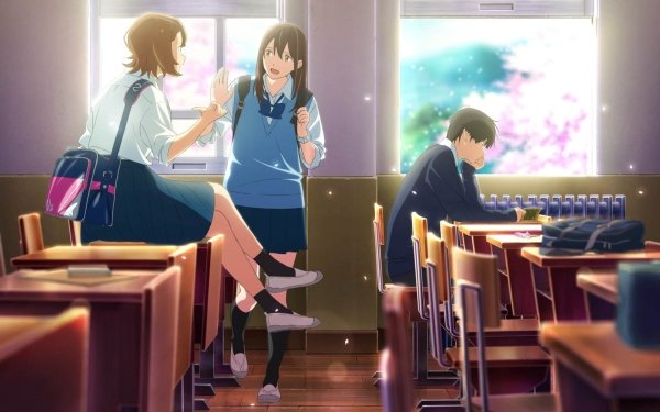 Anime I Want To Eat Your Pancreas Sakura Yamauchi Haruki Shiga Kyouko Takimoto HD Wallpaper | Background Image