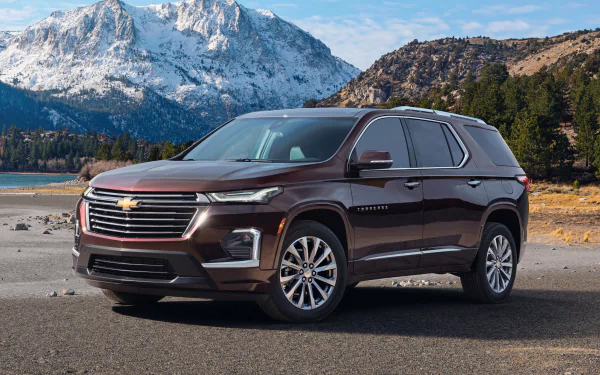 brown car SUV car Chevrolet vehicle Chevrolet Traverse HD Desktop Wallpaper | Background Image