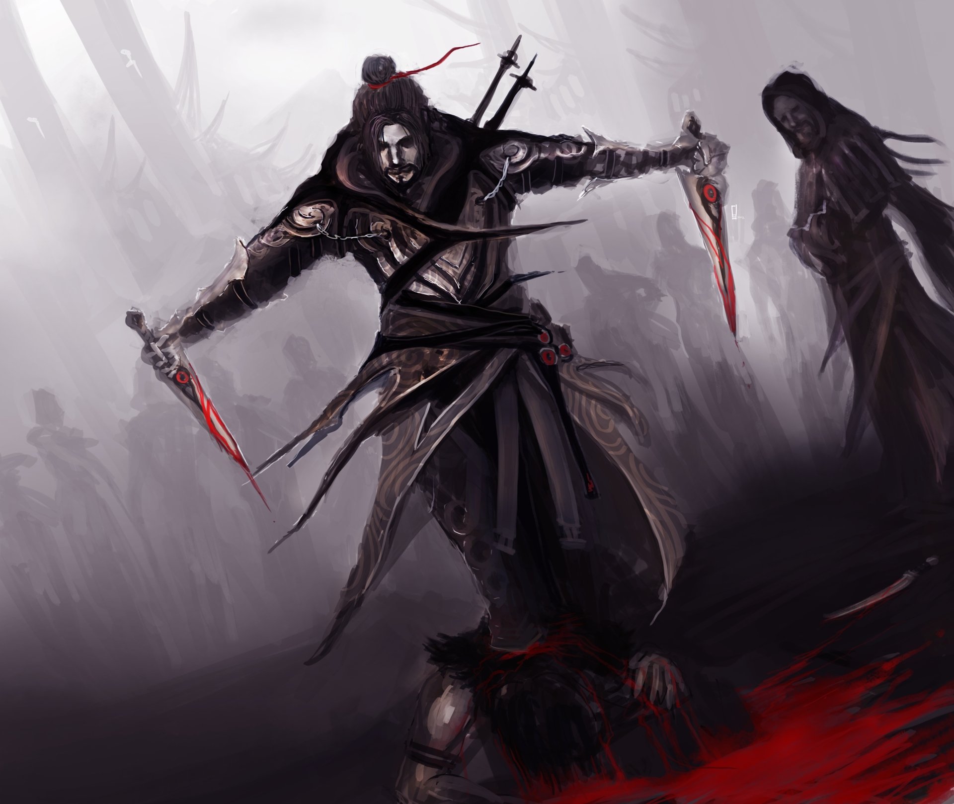 Download Assassin Dagger Fantasy Warrior Fantasy Warrior 4k Ultra HD Wallpaper by theDURRRRIAN