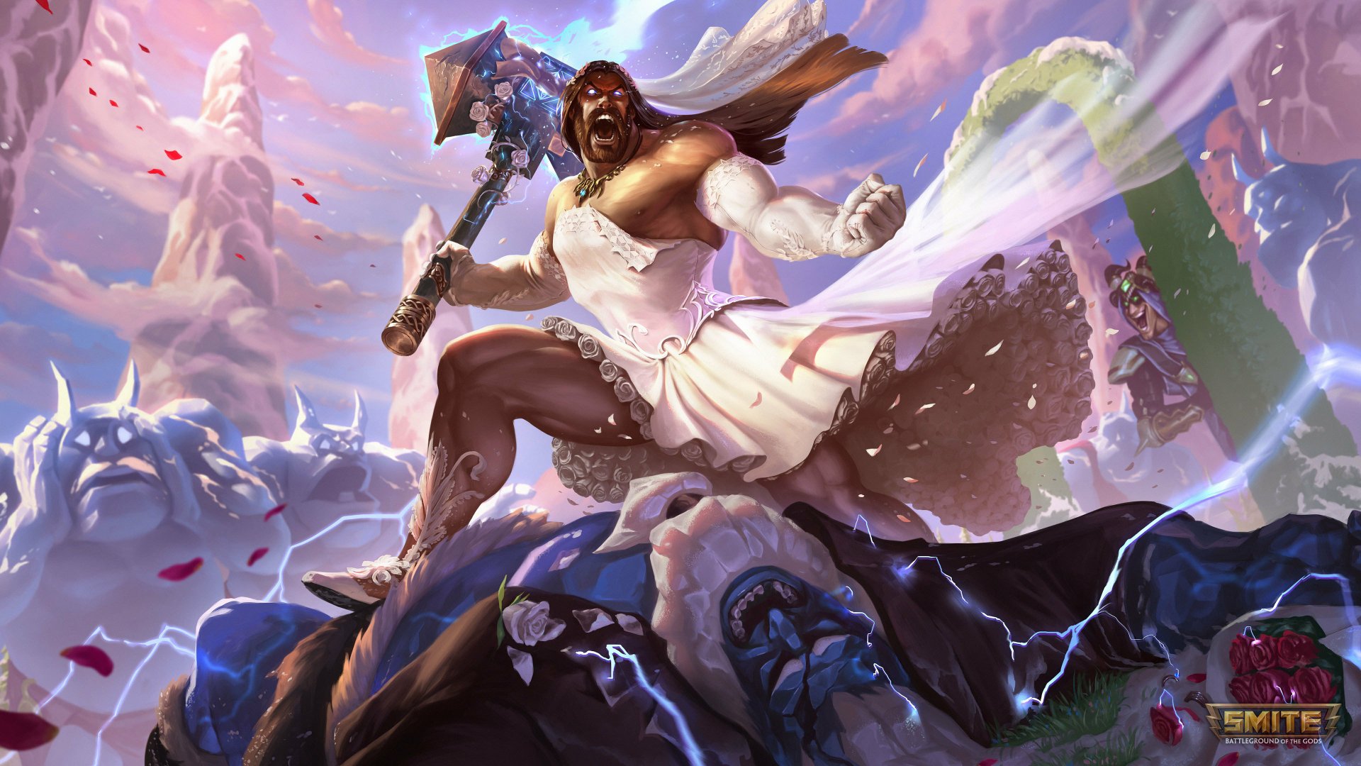 Download Ymir (Smite) Loki (Smite) Thor (Smite) Video Game Smite 4k Ultra HD Wallpaper