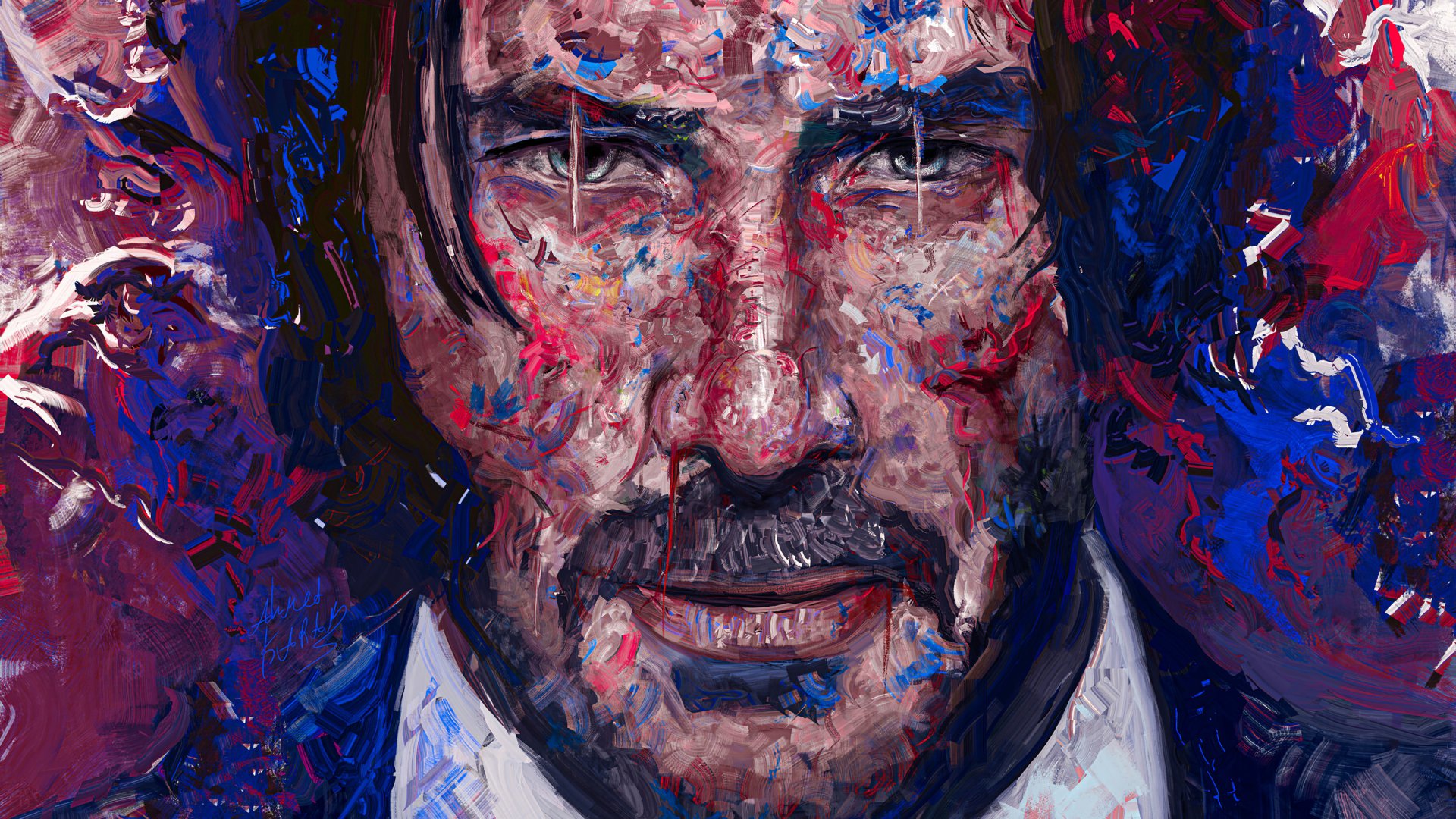 John Wick Painting Fondo De Pantalla Hd Fondo De Escritorio X Id