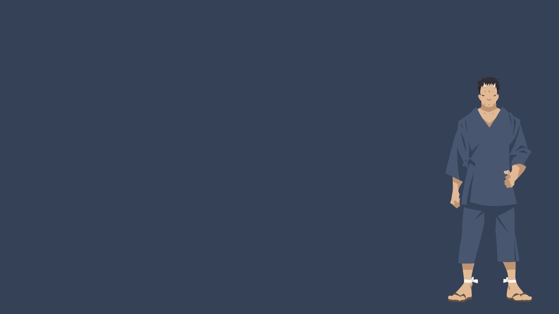 Anime-style 4K Ultra HD desktop wallpaper featuring a character from That Time I Got Reincarnated as a Slime against a dark blue background.