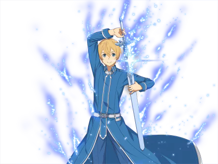 blonde Blue Rose Sword (Sword Art Online) Eugeo (Sword Art Online) Anime Sword Art Online: Alicization HD Desktop Wallpaper | Background Image