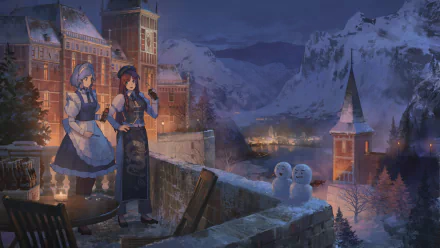 Hong Meiling Sakuya Izayoi Anime Touhou HD Desktop Wallpaper | Background Image