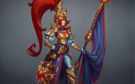  Jeanne d'Arc, Holy Paladin by Alexandr Mekaev