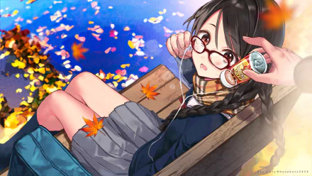 fall Anime Original autumn anime HD Desktop Wallpaper | Background Image