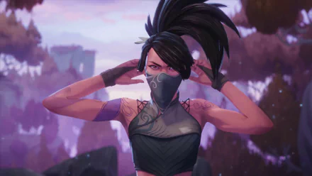 Akali (League Of Legends) video game Legends of Runeterra HD Desktop Wallpaper | Background Image