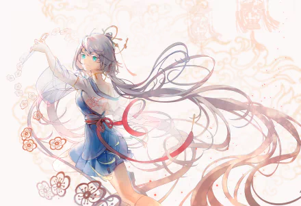Luo Tianyi Anime Vocaloid HD Desktop Wallpaper | Background Image