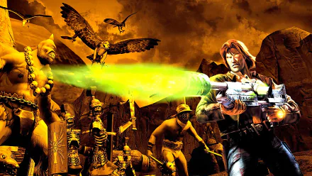  Will Rock - Rock Will the main protagonist shooting hordes