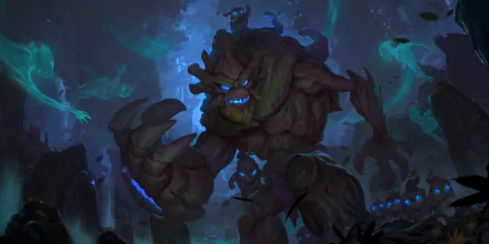 Maokai (League Of Legends) video game Legends of Runeterra HD Desktop Wallpaper | Background Image