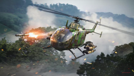 attack helicopter helicopter video game War Thunder MBB Bo 105 HD Desktop Wallpaper | Background Image