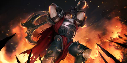 Darius (League Of Legends) video game Legends of Runeterra HD Desktop Wallpaper | Background Image