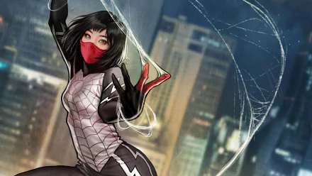 black hair short hair Silk (Marvel Comics) Comic silk HD Desktop Wallpaper | Background Image