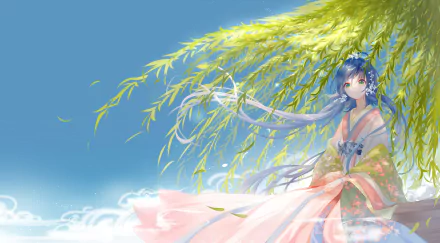 Luo Tianyi Anime Vocaloid HD Desktop Wallpaper | Background Image