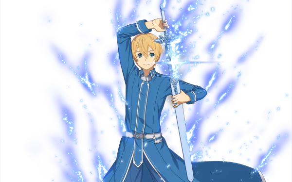 blonde Blue Rose Sword (Sword Art Online) Eugeo (Sword Art Online) Anime Sword Art Online: Alicization HD Desktop Wallpaper | Background Image