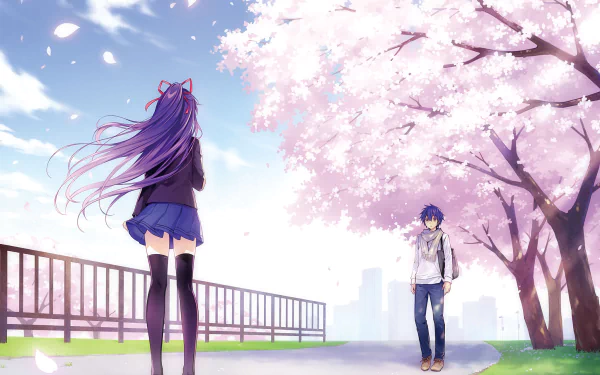 Tohka Yatogami Shido Itsuka Anime Date A Live HD Desktop Wallpaper | Background Image