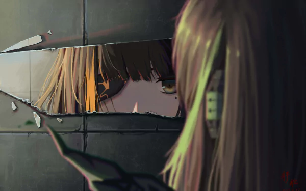 eye patch M16a1 (Girls Frontline) M4A1 (Girls Frontline) video game Girls Frontline HD Desktop Wallpaper | Background Image