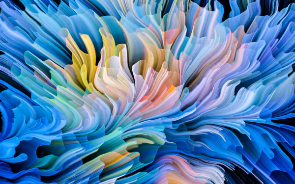 colorful curves Abstract colors HD Desktop Wallpaper | Background Image