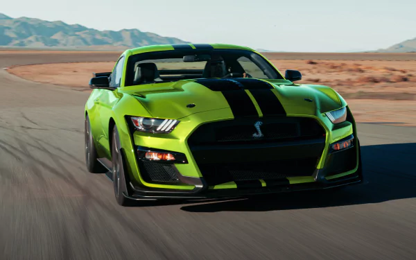 muscle car green car car Ford Mustang Ford vehicle Ford Mustang Shelby GT500 HD Desktop Wallpaper | Background Image