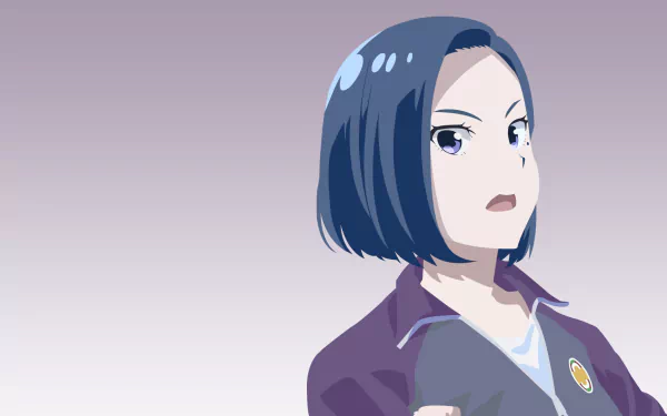  Kozue Kurata from Keppeki Danshi! Aoyama-kun Minimalist Wallpaper for Desktop