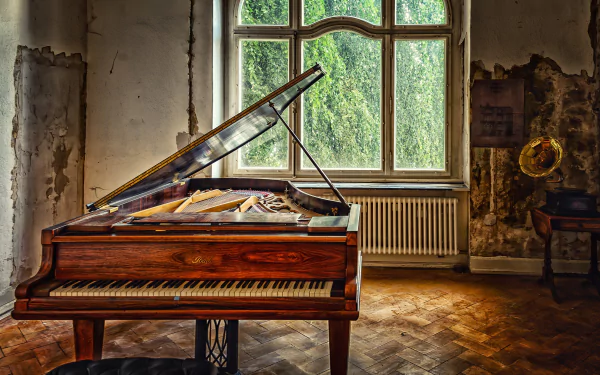 music piano HD Desktop Wallpaper | Background Image