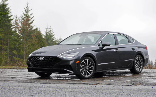 black car car Hyundai vehicle Hyundai Sonata HD Desktop Wallpaper | Background Image