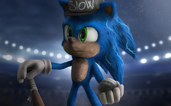 baseball bat baseball movie Sonic the Hedgehog HD Desktop Wallpaper | Background Image