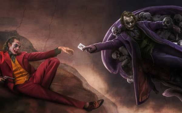 Comics Joker Joaquin Phoenix Heath Ledger DC Comics HD Wallpaper | Background Image