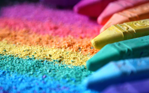 chalk macro photography colors HD Desktop Wallpaper | Background Image