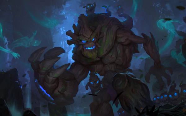 Maokai (League Of Legends) video game Legends of Runeterra HD Desktop Wallpaper | Background Image