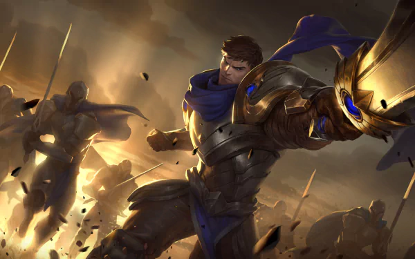Garen (League Of Legends) video game Legends of Runeterra HD Desktop Wallpaper | Background Image