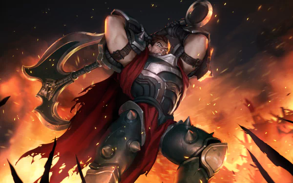 Darius (League Of Legends) video game Legends of Runeterra HD Desktop Wallpaper | Background Image