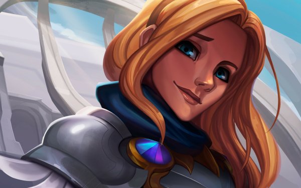 Video Game League Of Legends Lux Blonde Blue Eyes HD Wallpaper | Background Image