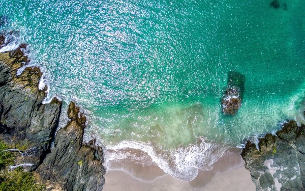 Nature Beach Ocean Coast HD Wallpaper | Background Image