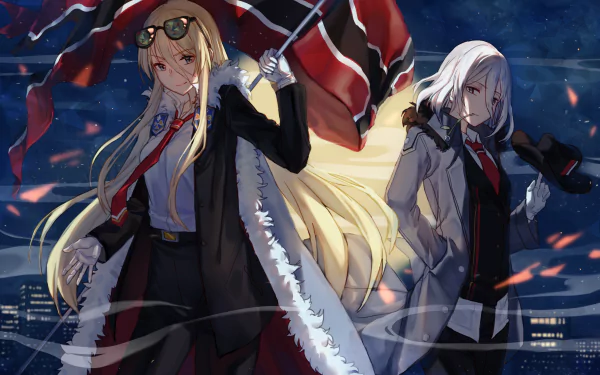 Tirpitz (Azur Lane) Bismarck (Azur Lane) Anime Azur Lane HD Desktop Wallpaper | Background Image