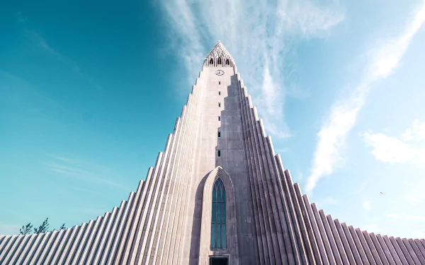 Iceland Reykjavik church religious Hallgrimskirkja HD Desktop Wallpaper | Background Image