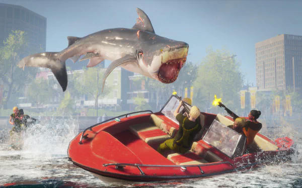 Maneater (Video Game) video game HD Desktop Wallpaper | Background Image