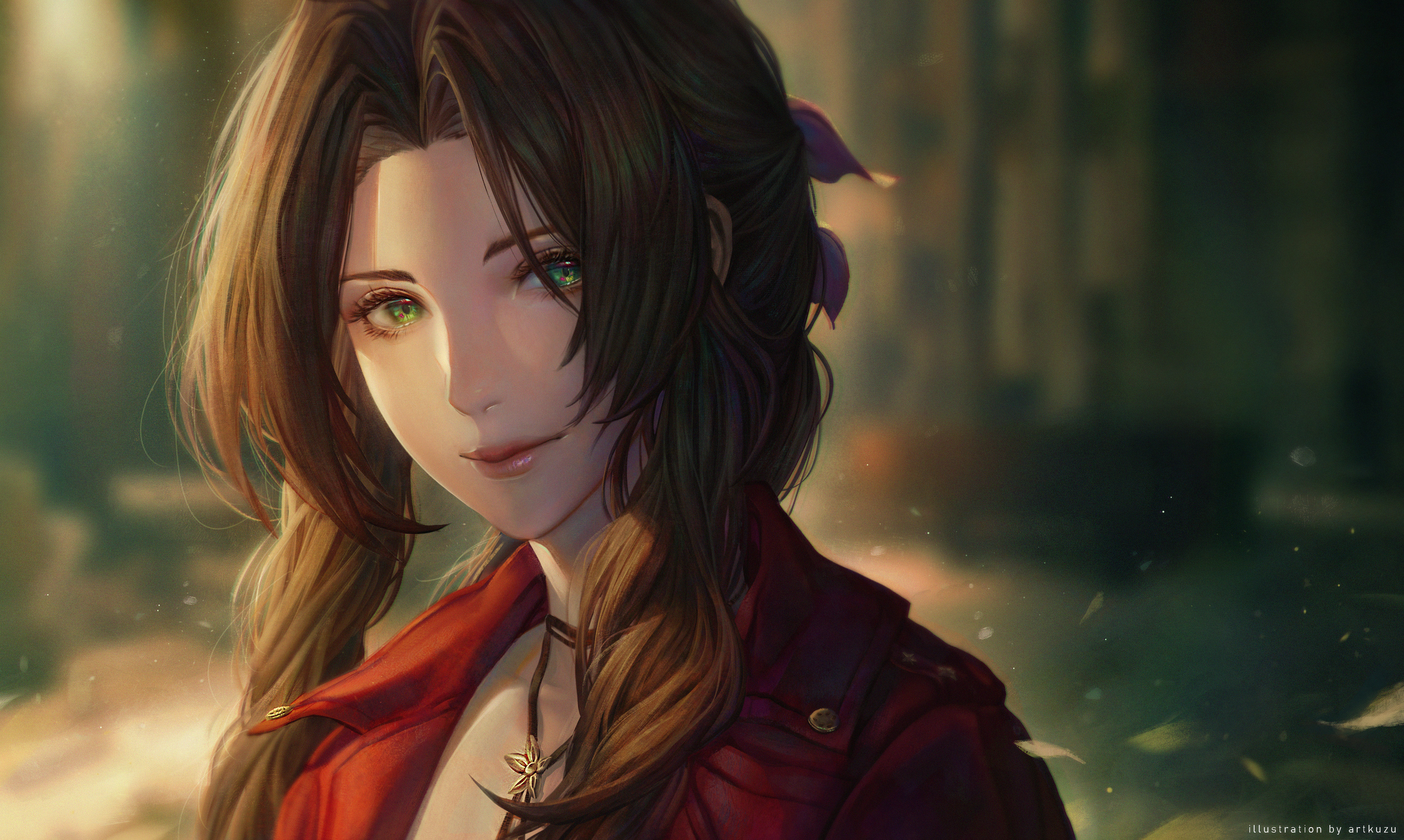 Download Aerith Gainsborough Video Game Final Fantasy Vii Remake K Ultra Hd Wallpaper By Art Kuzu