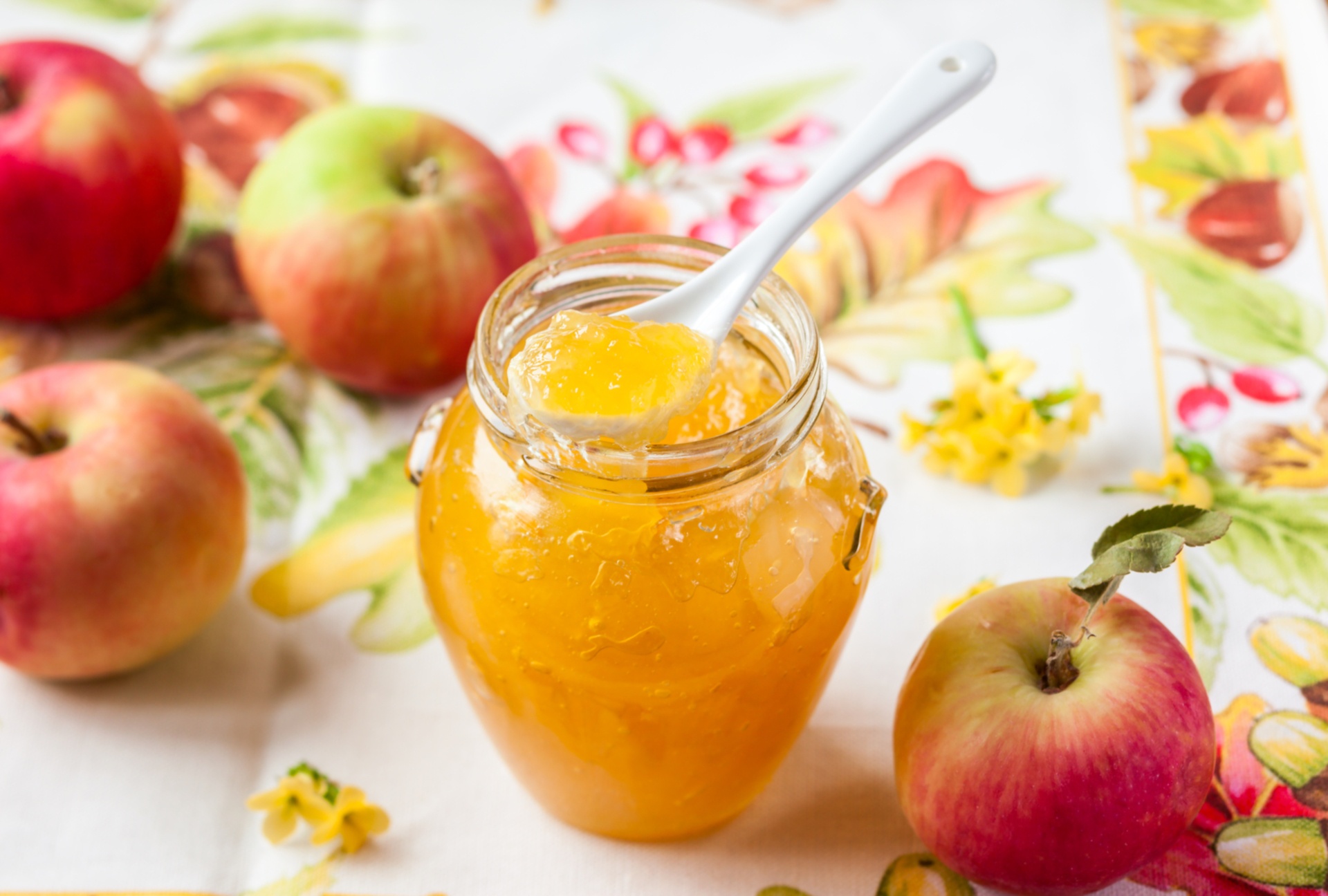 Download Fruit Apple Food Jam HD Wallpaper