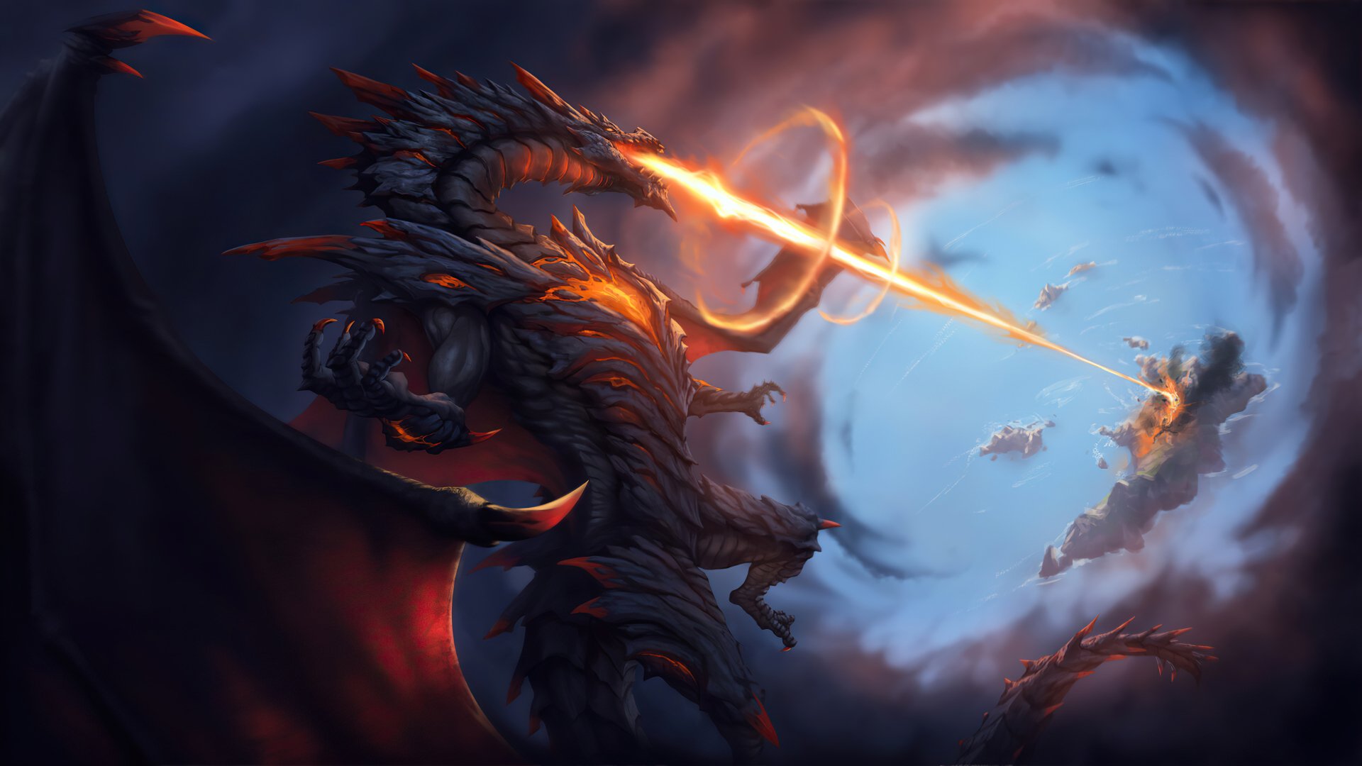 Download Fantasy Dragon 4k Ultra HD Wallpaper by Plutus Su