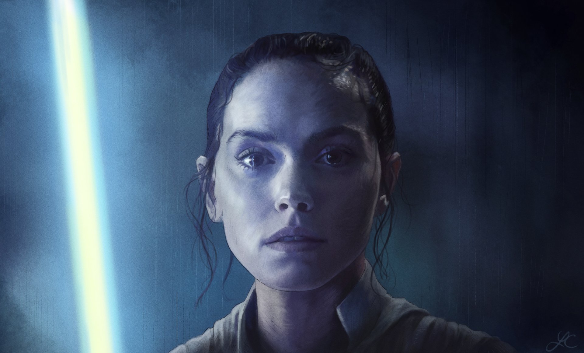 Download Star Wars Daisy Ridley Rey (Star Wars) Movie Star Wars: The Rise Of Skywalker HD Wallpaper by MaddRaVen